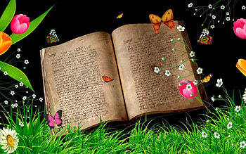 ✰Butterflies in Springtime✰, colorful, plants, cute, colors, Butterfly Designs, digital art, spring, tulips, butterflies, butterfly, animals, bright, trees, flutter, vintage, wings, sweet, beautiful, grass, seasons, leaves, book, pretty, love, manipulation, antique, flowers, lovely, splendor HD wallpaper