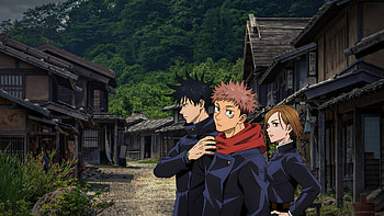 Itadori x Nobara x Megumi, Yuji Itadori, Anime, Jujutsu Kaisen HD wallpaper