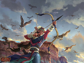 Flesh and Blood TCG: Skybound Shot, fantasy, archer HD wallpaper