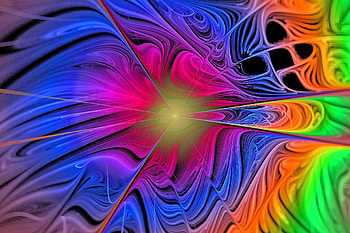 Abstract, Bright, Multicolored, Motley, Lines, Wavy HD wallpaper