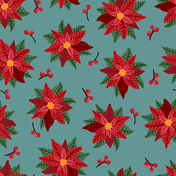 Poinsettia, Christmas decoration, Floral pattern, Festive design HD phone wallpaper