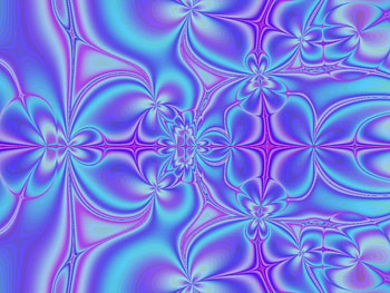 Stained Glass FLower, blue, purple, pink, abstract, flower, stained, glass, fractal HD wallpaper