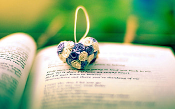 Still Life, style, book, heart HD wallpaper
