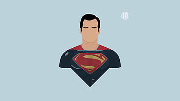 Superman Minimalism, superman, superheroes, minimalism, deviantart HD wallpaper