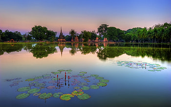 Sukhothai Historical Park, Thailand HD wallpaper
