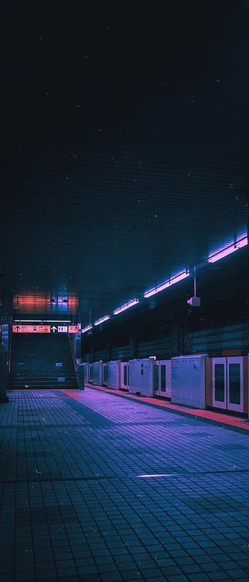 liminal space, dark, train HD phone wallpaper
