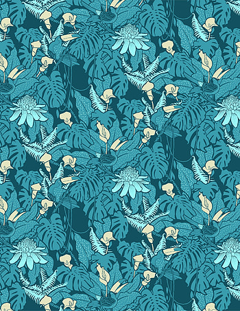 Calla, leaves, flowers, digital art HD phone wallpaper