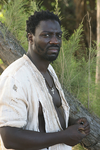 Adewale Akinnuoye-Agbaje, Mr Eko, Lost, Feuer Water HD phone wallpaper