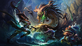 League of Legends Baron Nashor, league-of-legends, games, anime, anime-girl HD wallpaper