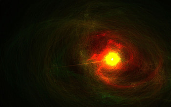 Abstract, Shine, Light, Lines, Ball, Glow HD wallpaper