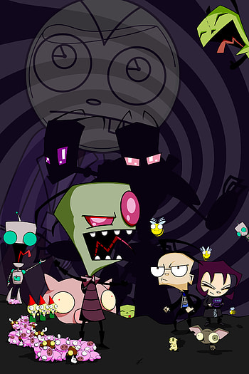 Invader ZIM, Nostalgic throwback, Animated poster, Artstation HD phone wallpaper