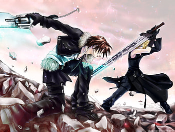 Squall VS Cloud, squall, ffviii, games, black, fighting, final fantasy vii, final fantasy, fight, final fantasy viii, final fantasy dissidia, ff7, final fantasy 8, cloud, final fantasy 7, weapons, rocks, swords, anime, battle, clouds, ff8, video games, sky, ffvii, dissidia HD wallpaper