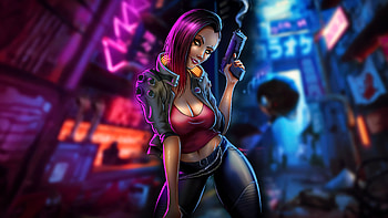 Cyberpunk Fanart Fantasy Girl , cyberpunk-2077, cyberpunk, fantasy, artist, artwork, digital-art, artstation HD wallpaper