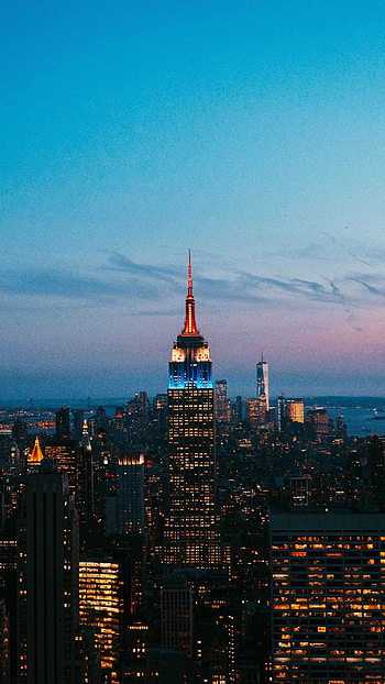 Empire State Building, collection, Architectural wonder HD phone wallpaper