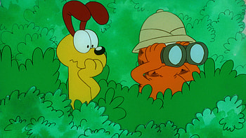 Garfield and Friends, Suburban jungle escapades, Feline philosopher, 1994 HD wallpaper