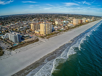 Jacksonville Beach, Florida coastal, Relaxing seaside, Tropical paradise HD wallpaper