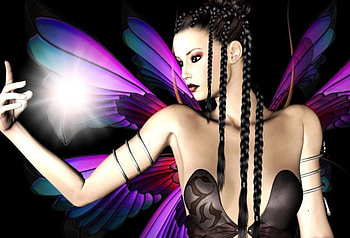 Fairy, abstract, fantasy, light HD wallpaper