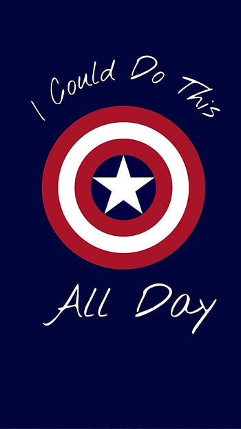 I can do this all Day, shield, symbol, marvel, quote, avengers, captain_america, logo, motivational HD phone wallpaper