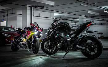 2022, Yamaha YZF-R1, Kawasaki Z1000, sportbikes, racing motorcycles, new YZF-R1, new Z1000, Japanese motorcycles, Yamaha, Kawasaki HD wallpaper