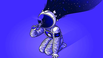 Shooting The Stars , astronaut, artist, artwork, digital-art HD wallpaper