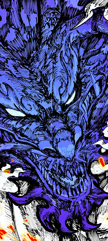 One Piece: Kaido's Azure Dragon — , Anime, One Piece HD phone wallpaper