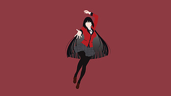 Minimal, Yumeko Jabami, Kakegurui HD wallpaper