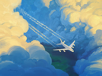 Plane Artwork , plane, artist, artwork, digital-art, artstation HD wallpaper