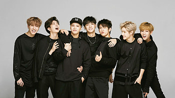GOT7, K-pop group, Energetic music, Boy band charm HD wallpaper