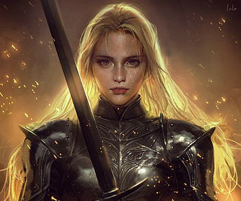 Epic Fantasy Warrior Woman, fantasy, woman warrior HD wallpaper