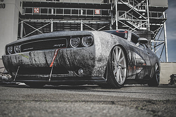 Sports, Races, Dodge Challenger, Cars, Lights, Sports Car, Wheel, Headlights, Dodge, Bumper, Challenger HD wallpaper