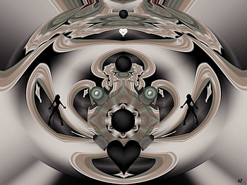 Stages, eye candy, fractal, abstract, collage HD wallpaper