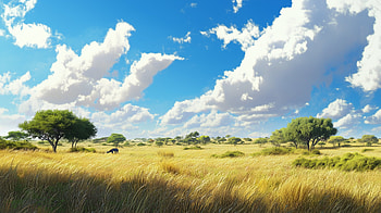 Safari Nature : Serene Savanna Bliss, nature, safari HD wallpaper