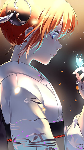 Kagura (Gintama) — Moonlit Butterfly , Anime HD phone wallpaper