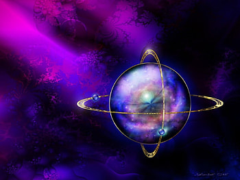 Others worlds, purple, abstract HD wallpaper