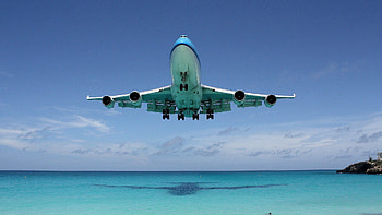 Miscellanea, Miscellaneous, Ocean, Shadow, Flight, Boeing 747 HD wallpaper
