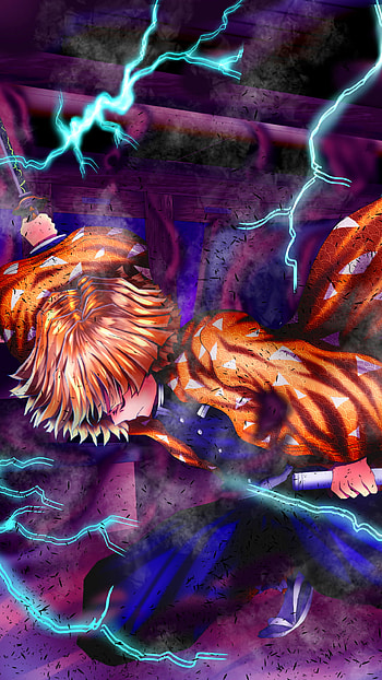 Demon Slayer Lightning Strike: Anime , Anime, Demon Slayer: Kimetsu no Yaiba HD phone wallpaper