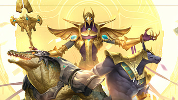 League of Legends Azir, Nasus, and Renekton Ultra, video game, League Of Legends, Azir (League Of Legends), Nasus (League Of Legends), Renekton (League Of Legends) HD wallpaper