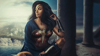 Wonder Woman In Themyscira , wonder-woman, superheroes, artist, artwork, digital-art HD wallpaper
