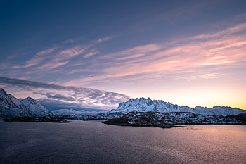 Ice Mountain Sea Clouds Arctic Polar, mountains, nature, clouds, sea HD wallpaper