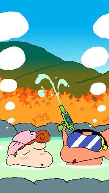 Shinchan For, Swimming Pool HD phone wallpaper