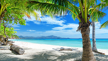 tropical beach - Beautiful Beach HD wallpaper