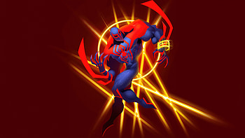 Spider Man 2099 Futuristic Elegance, spiderman-2099, spiderman, superheroes, artwork, digital-art, artist, artstation HD wallpaper