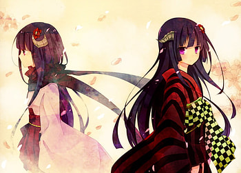 Shirakiin Ririchiyo, kimono, anime, girls, long hair HD wallpaper