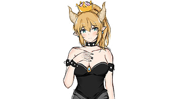 Elf queen, anime girl, pretty, artwork HD wallpaper