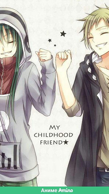 Anime Best Friends, Childhood, Friends HD phone wallpaper