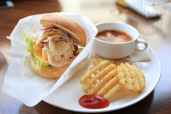 Food, Meat, Sauce, Sandwich, Potatoes, Potato HD wallpaper