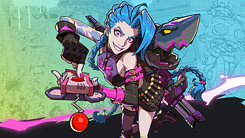 Jinx from League of Legends: Gaming, video game, 2XKO, Jinx (League Of Legends) HD wallpaper