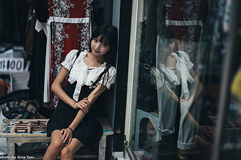 Asian, Woman, Model, Cute HD wallpaper