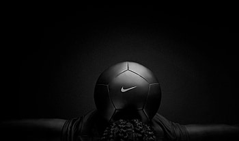 Nike Black Play Football, nike, football, sports, dark HD wallpaper