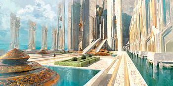 Majestic Fantasy Citadel: Epic Building, fantasy, building HD wallpaper
